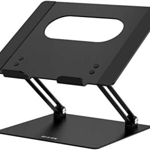BESIGN LS10 Aluminum Laptop Stand, Ergonomic Adjustable Notebook Riser Holder