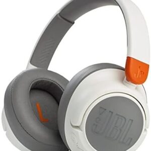 JBL Jr460NC Wireless Over-Ear Noise Cancelling Kids Headphones - White
