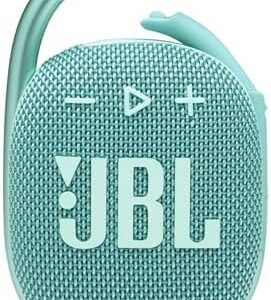 JBL Clip 4, Teal - Portable Bluetooth 5.1 Speaker - Up to 10 Hours of Play