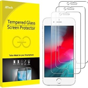 JETech 3-Pack Screen Protector for iPhone SE 3/2 (2022/2020 Edition), iPhone 8