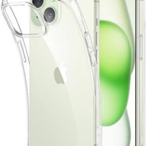 ESR Clear Case for iPhone 15 Case, Shockproof Thin Cover, Yellowing-Resistant