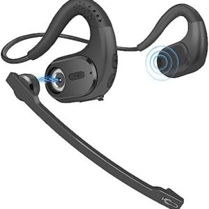 BANIGIPA Bluetooth Headset with Removable Microphone, Noise Cancelling Wireless