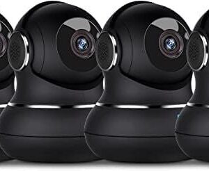 litokam Indoor Security Camera 360° Motion Tracking, Pet Camera