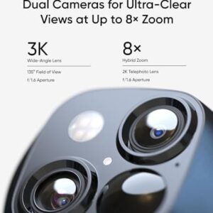 eufy Security SoloCam S340, Solar Security Camera, Wireless Outdoor Camera, 360°