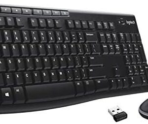 Logitech MK270 Wireless Keyboard And Mouse Combo For Windows, 2.4 GHz Wireless