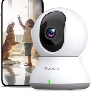 blurams Security Camera, 2K Indoor Camera 360° Pet Camera for Home Security
