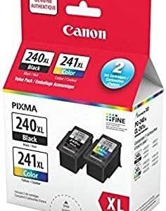 Genuine Canon PG-240XL/CL-241XL HIGH Yield Ink Cartridge Value Pack, Black