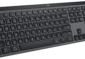 Logitech MX Keys S Wireless Keyboard, Low Profile, Quiet Typing, Backlighting