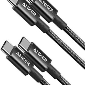 Anker USB C to USB C Cable (3.3ft 100W, 2Pack), USB 2.0 Type C Charging Cable