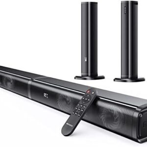 TUFUTURE ar 2 in 1 Separable MEVOSTO 2.2CH Soundbar for TV 80W Built-in Dual