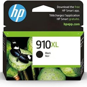 HP 910XL Black High-yield Ink Cartridge | Works with HP OfficeJet 8010, 8020