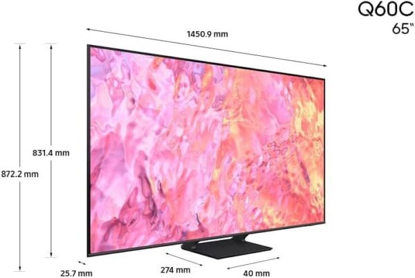 SAMSUNG 65-Inch Class QLED 4K Q60C Series Quantum HDR, Object Tracking Sound - Image 6