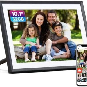 ARZOPA Frameo Digital Picture Frame 10.1 Inch Smart WiFi Digital Photo Frame