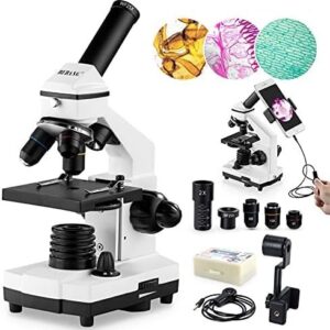 Microscope for Adults Kids, 100X-2000X BEBANG Compound Microscope