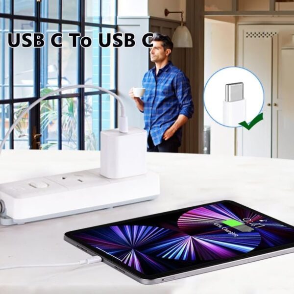 2Pack 20W USB C Charger for iPhone 15/15 Plus/15 Pro/15 Pro Max,PD Wall Charger - Image 6