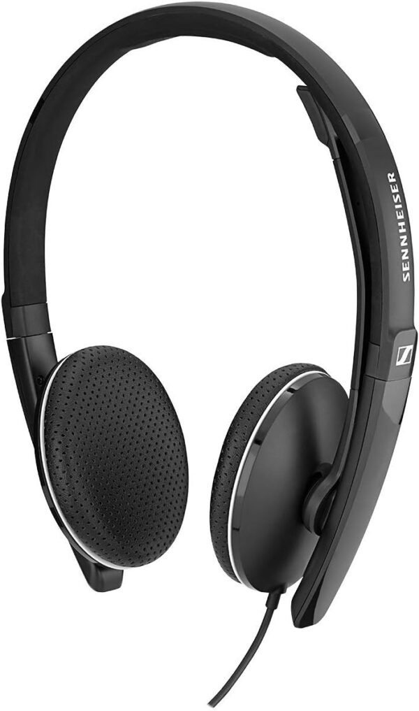 Sennheiser SC 165 USB (508317) - Double-Sided (Binaural) Headset for Business Professionals | with HD Stereo Sound, Noise-Cancelling Microphone, & USB Connector (Black)