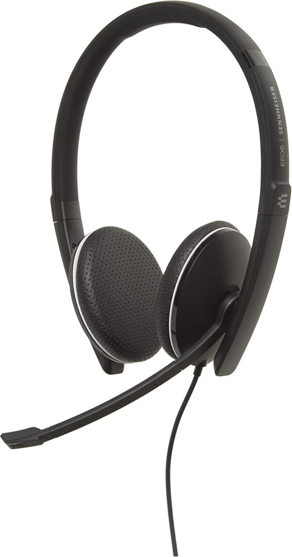 Sennheiser SC 165 USB (508317) - Double-Sided (Binaural) Headset for Business Professionals | with HD Stereo Sound, Noise-Cancelling Microphone, & USB Connector (Black) - Image 2