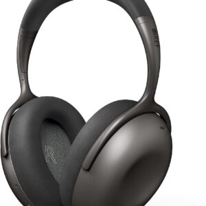 KEF Mu7 Noise Cancelling Wireless Headphones (Charcoal Grey), Adjustable