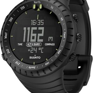 SUUNTO Core Sports Watch, Classic Outdoor Adventure Watch with Altimeter, Barometer & Compass, Dual-time Sunrise & Sunset Display, Temperature & Storm Alarm for Hiking, Mountain Use