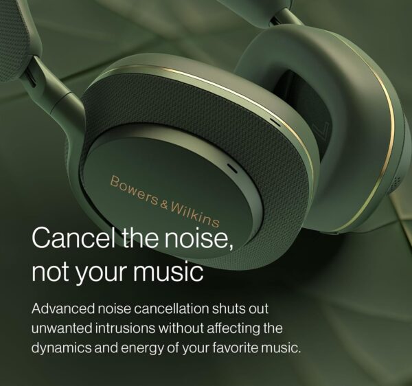 Bowers & Wilkins Px7 S2e Over-Ear Headphones - Enhanced Noise Cancellation & Transparency Mode, Crystal-Clear Calls, Bluetooth, 30-Hour Playback, Anthracite Black - Image 3